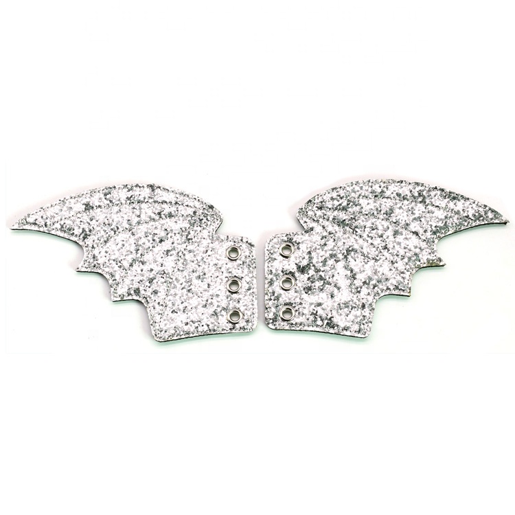SHWINGS Fuscia Pink Sparkle wings for shoes official designer Shwings NEW 10706