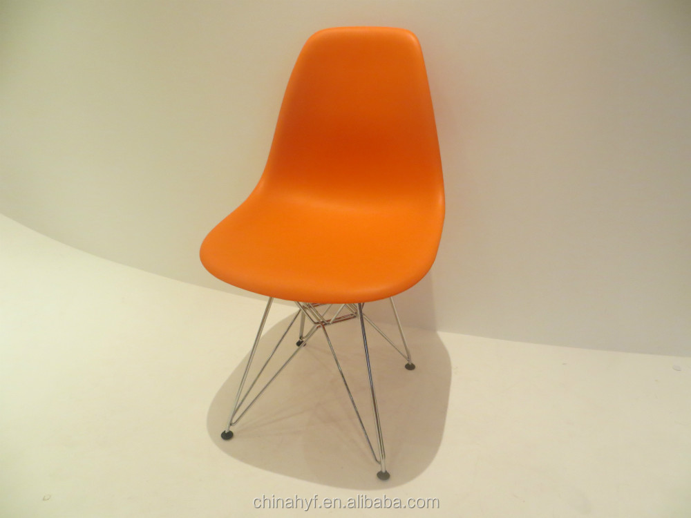 cheap kids plastic chromed steel chair PP-117S2