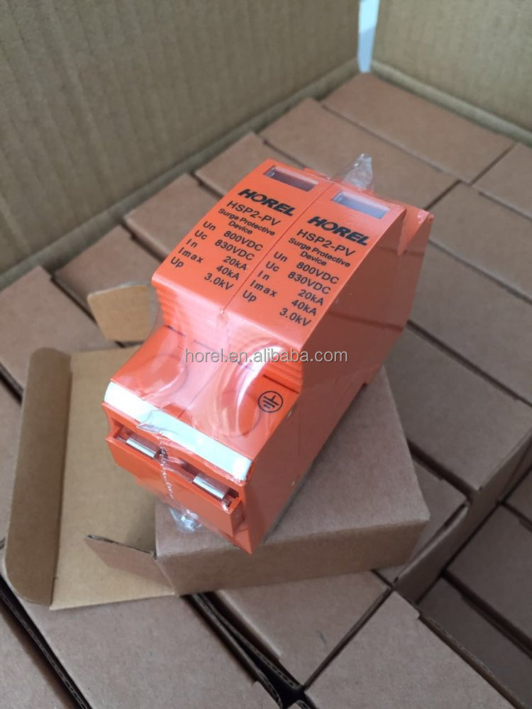 SPD solares DC 1000 V DC 800 V DC 500 V protetor contra surtos relâmpago