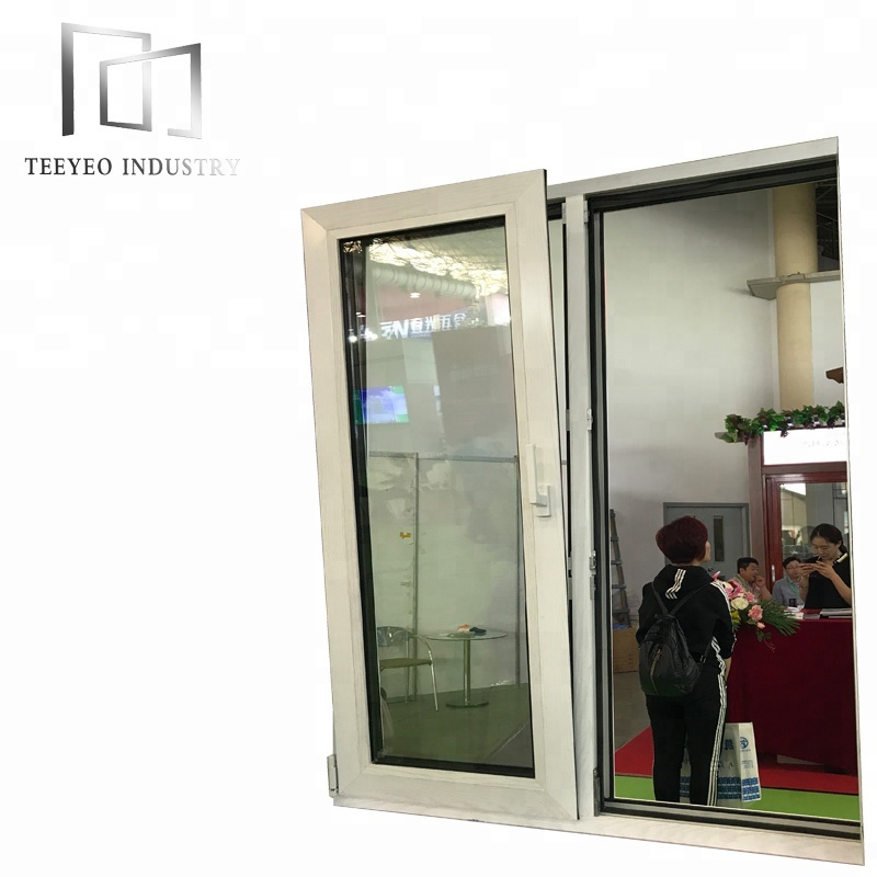 Teeyeo new product with grill design pvc upvc tilt turn windows and door
