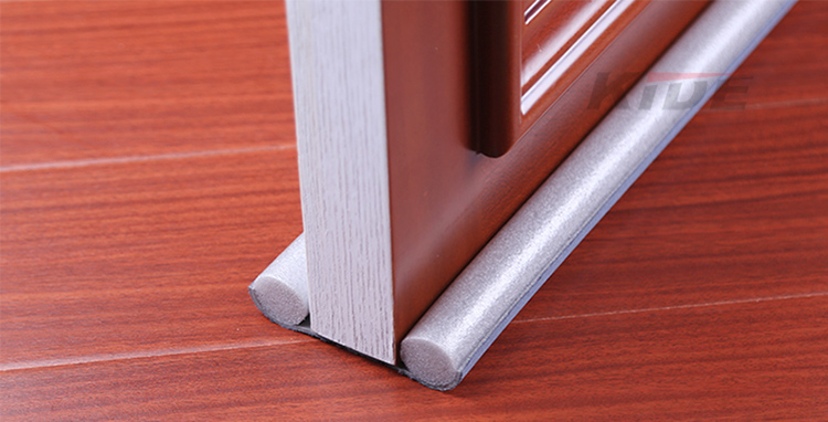 EPE foam door bottom seal strip under door sweep weather