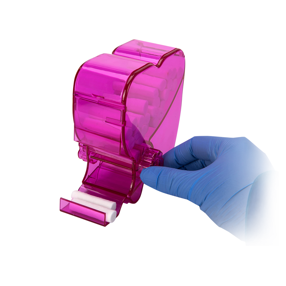 Hot Sale dental heart shape cotton roll plastic box,decorative heart shaped boxes
