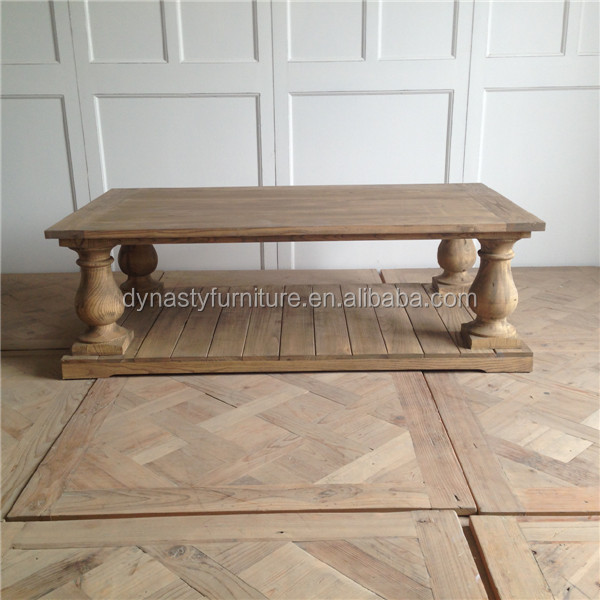 Деревянный журнальный столик в античном стиле для гостиной, Классические домашние товары во французском стиле