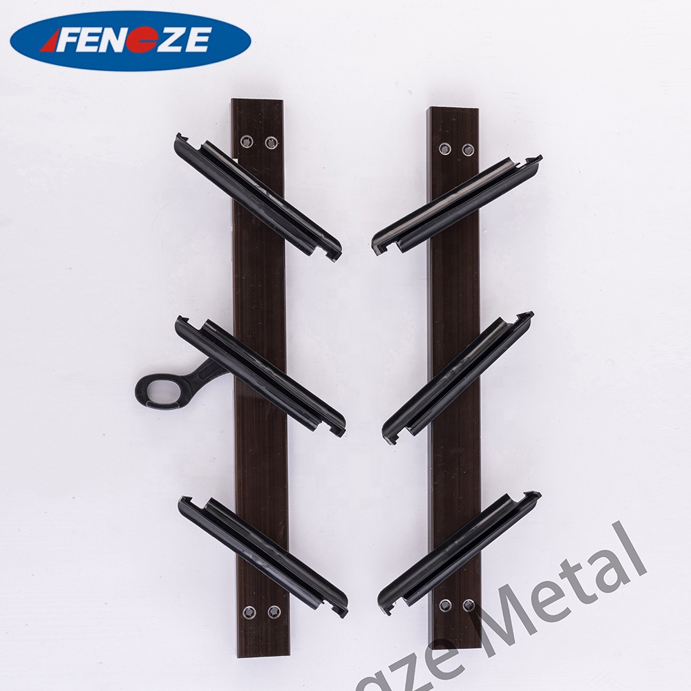 C3-1 High Quality Frosted Jalousie glass windows aluminum louvre plastic window frame