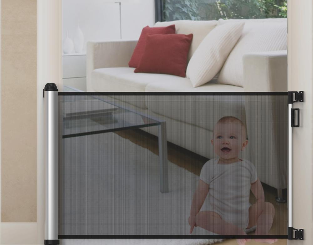 clear plastic baby gate