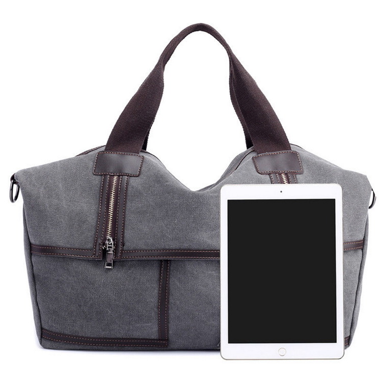 Sac femme en toile de coton sac fourre-tout mode grand sac &agrave; bandouli&egrave;re
