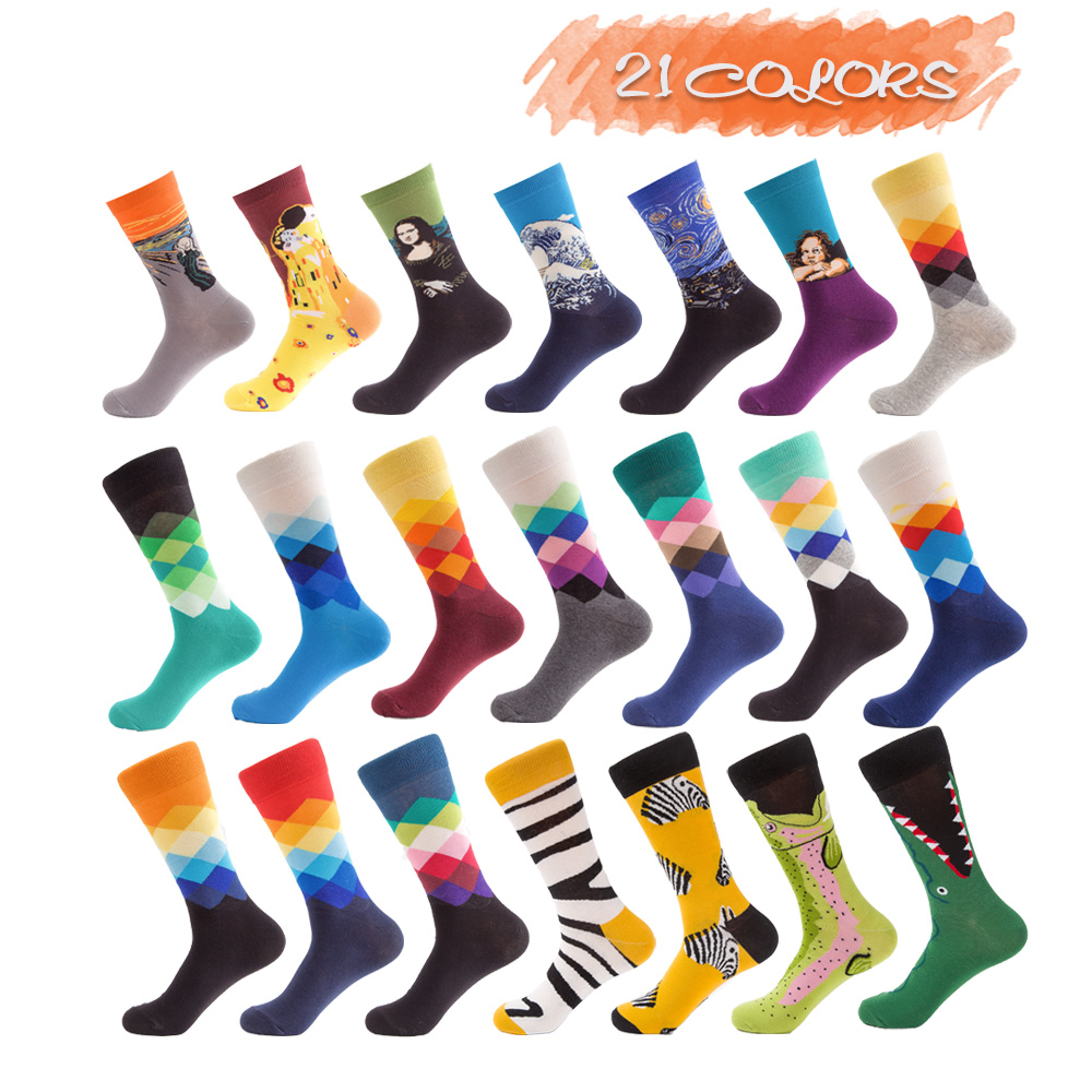 Clásico de alta calidad Argyle Calcetines al tobillo venta a granel Venta Mayorista Multi Color Diseñador