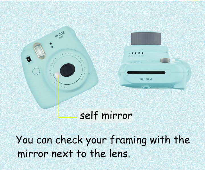 Deals in electronics trendy popular instant film camera fujifilm instax mini9 ice blue camera