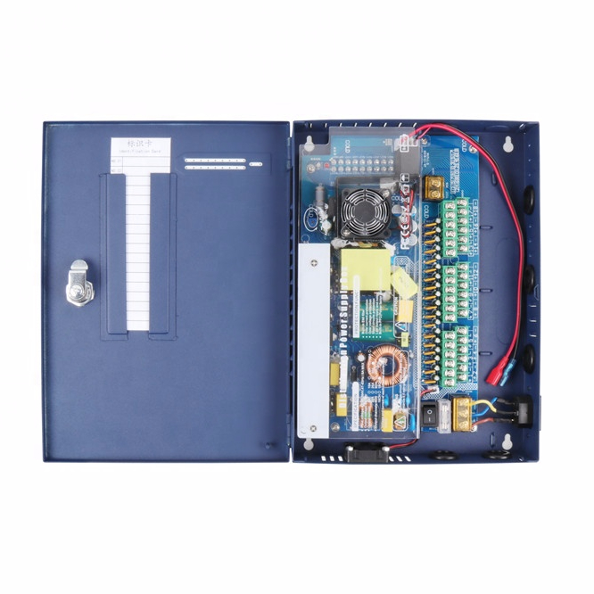 На продвижение 10% от фабрики 12VDC 20A 18 выходной канал электропитания CCTV с батарея резервного копирования