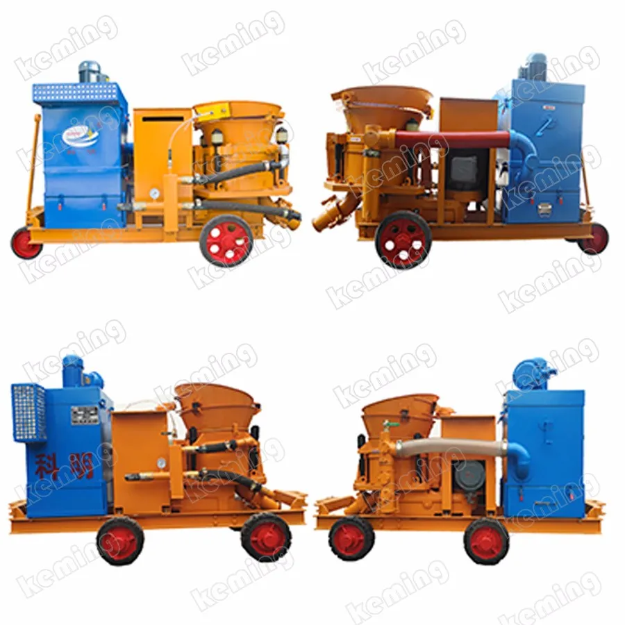 Keming новый дизайн Dedusting Shotcrete машина сухой для сухой бетонной смеси