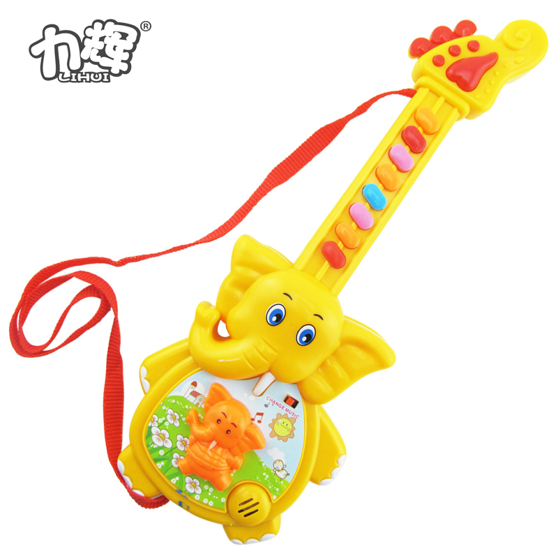Chenghai Shantou дешевые электрические детские игрушки в форме животных Слон гитара