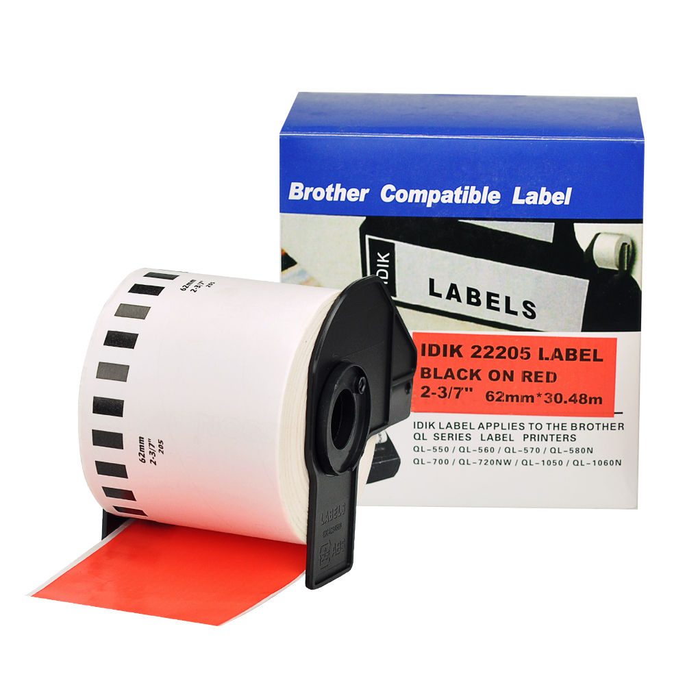 50 mm*30.48m Co<i></i>ntinuous White Paper Tape compatible brother labels DK22223  dk2223