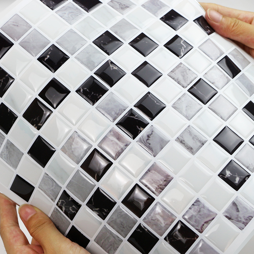 Home designs decorations 3d self-adhesive brick decor mosaic backsplash wallpaper