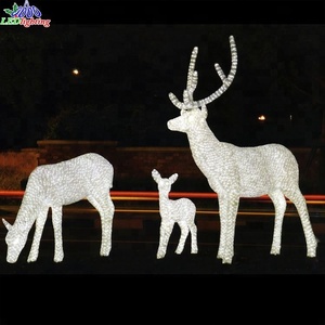 Large Outdoor Reindeer Christmas Decorations Large Outdoor