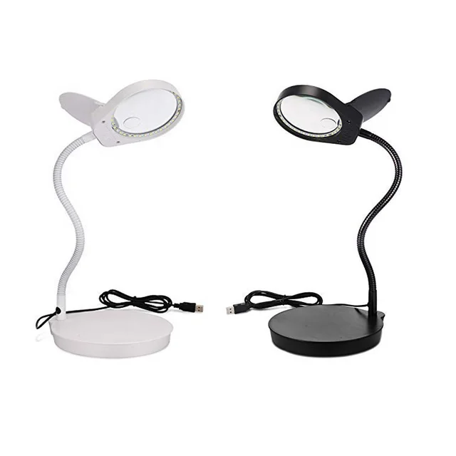 5X Magnifier Light Table Top Desk LED Lamp Reading 8x15x Large Lens  Magnifying Glass with Stand for Reading,Repair,Closework - AliExpress
