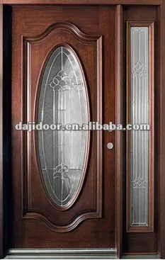 gaya Eropa oval kaca pintu masuk desain DJ-S9302MSO 