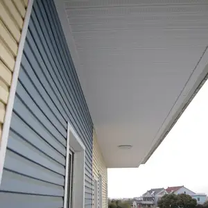 Cheap Exterior Vinyl Soffit Ceiling Panel With 15 Years Warranty