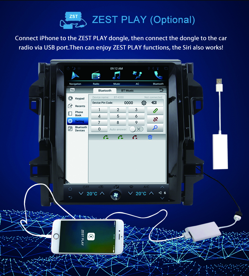 Tesla 10.4 inch Android 6.0 Car DVD Radio GPS Player For Ford Focus 3 2012 2013 2014 2015