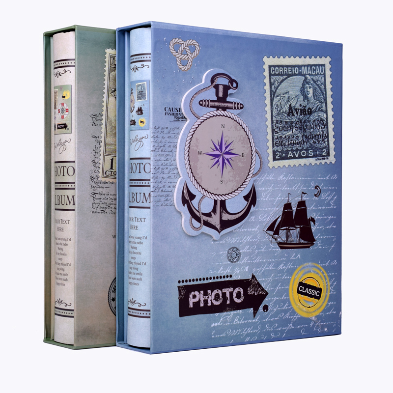 Ретро Interleaf стиль Фотогалерея 200 листов семейный фотоальбом подарок ребенку расти фото собирать большой емкости 4D 6 дюймов