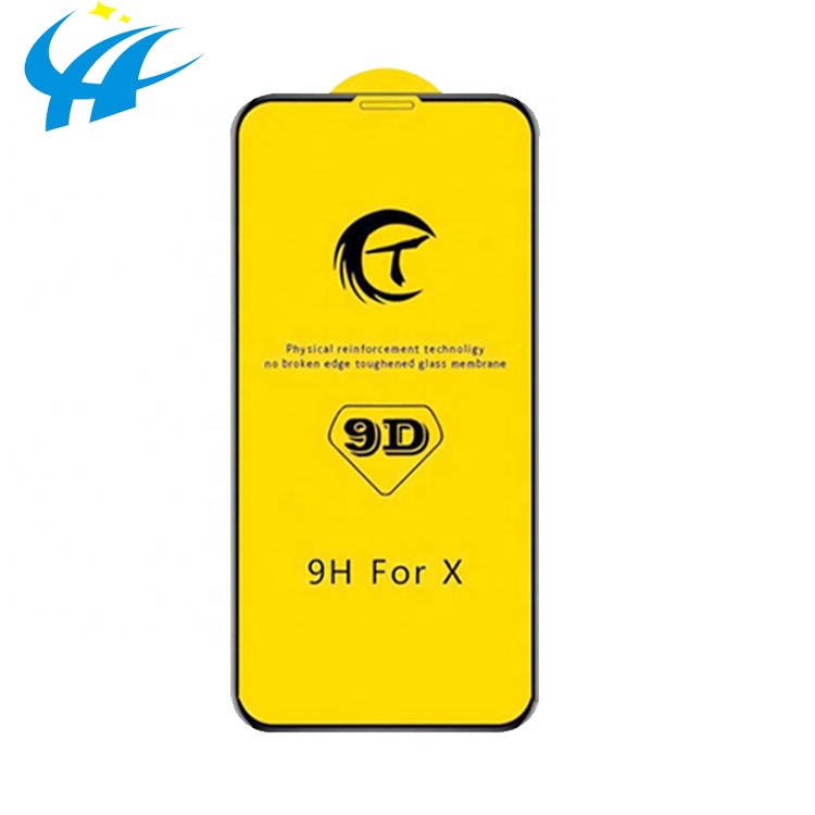 9D полное покрытие закаленное стекло протектор экрана для iphone XS MAX