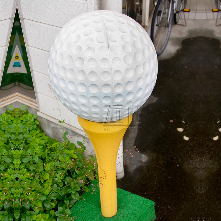 buy decorative golf ball sculpture,fiberglass golf ball