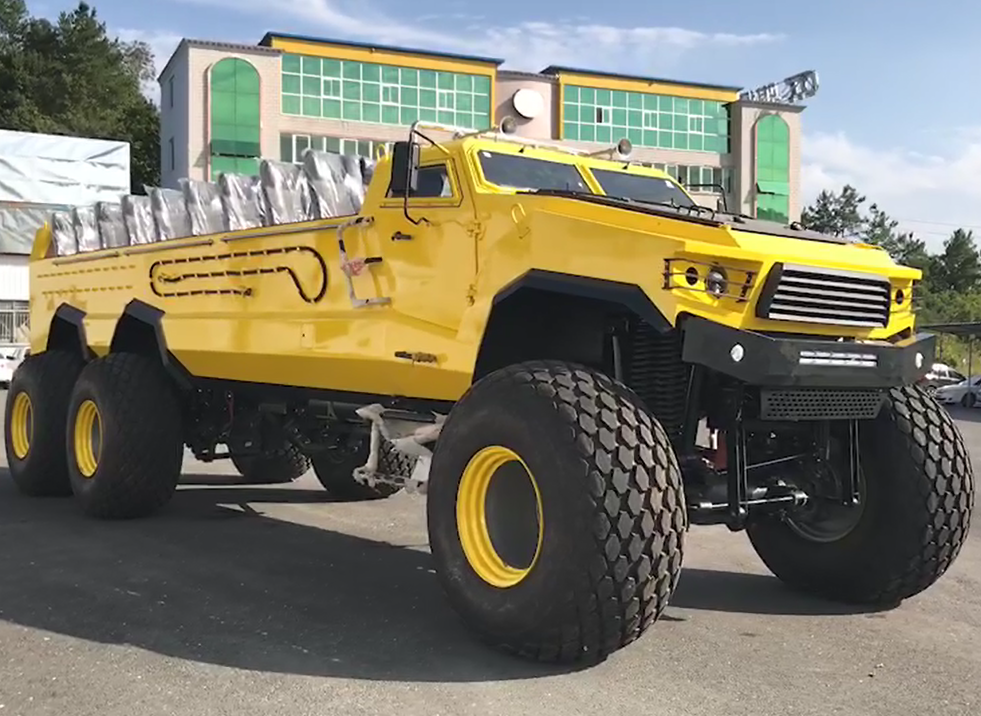 2018 热卖 6*6 orv越野大轮卡车柴油越野卡车怪物卡车atv