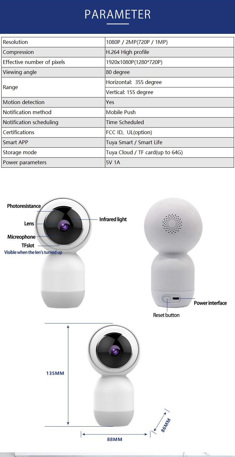HH Wireless WiFi indoor IP Network CCTV Home Security Camera-Other Consumer Electronics
