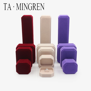 High Quality Customized Oem Elegant Ring Jewelry Box Velvet