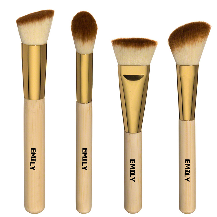 Quite welcomed gold Emily 8pcs beauty needs makeup brush set makeup tools