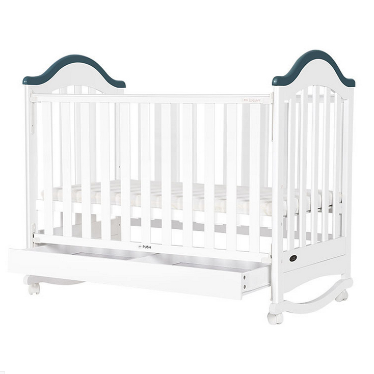 teak wood crib