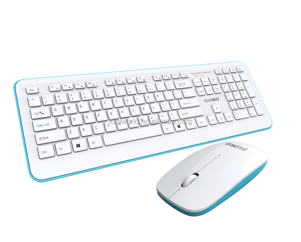 2.4G Ultra-Slim Mini Wireless Mouse and Keyboard Combo for PC Desktop SV Hb
