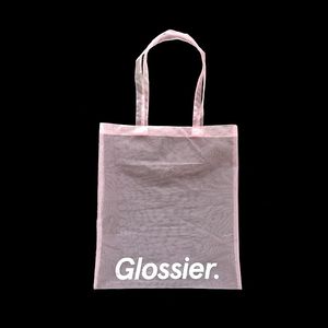 glossier tote bag