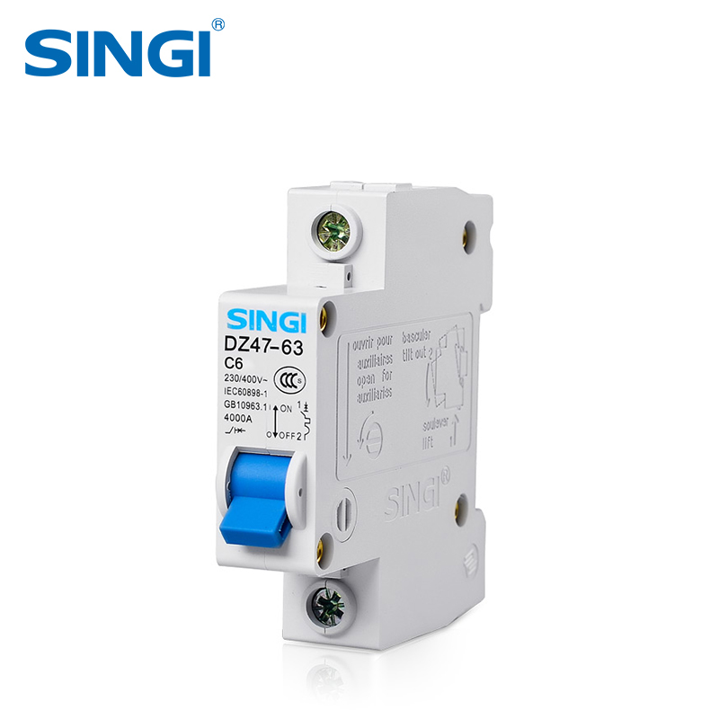 3P+C Automatico 400V AC TOMG3-63 Interruttore Magnetotermico 6A// 10A// 16A// 20A// 25A 10A