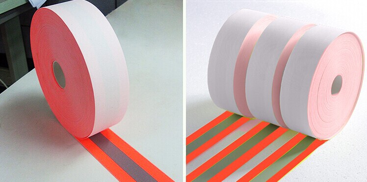 Class 2 High reflective T/C fabric vest tape clothes tape EN471-2 ANSI107 reflective tape for clothing
