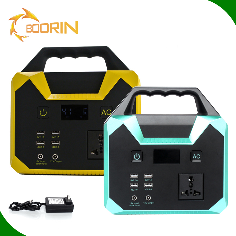 Gerador portátil de Energia Solar Banco 110 V/220 V 48000 mAH Battery Pack com LED Lanterna de Acampamento De Emergência De Viagem estação de energia