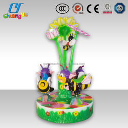 Kids arcade coin operated electric carousel for sale