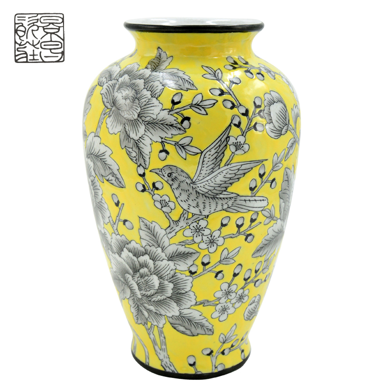 10 CM China Blue white Porcelain /& Pottery Handwork painted Flower Vase Pot 30#
