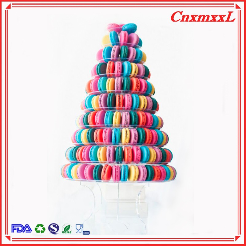 33 Cells Round Shape Macaron Gift Box Recyclable For Food
