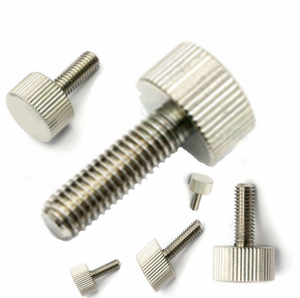 Zinc Plated M3*4.5//6//8//10//12//14 Thumb Screws Phillips Knurled Head Nickel