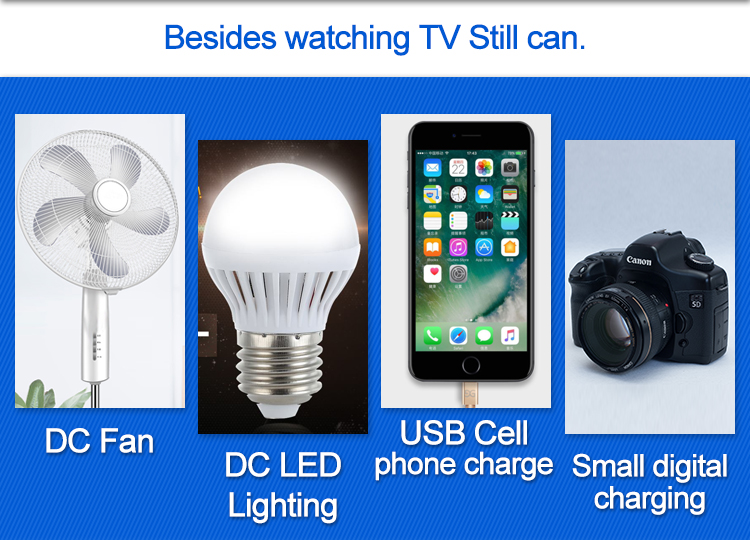 32" Battery Operated LED TV  All in one Solar TV 12V DC solar television