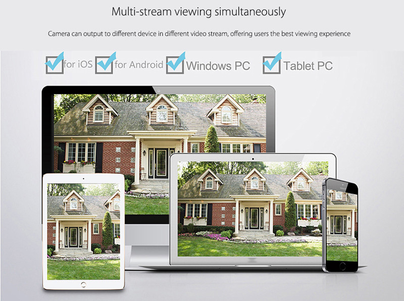 MBOSS Smart Video Cameras Home Surveillance 720p CCTV Wireless Mini Wifi IP Security Camera
