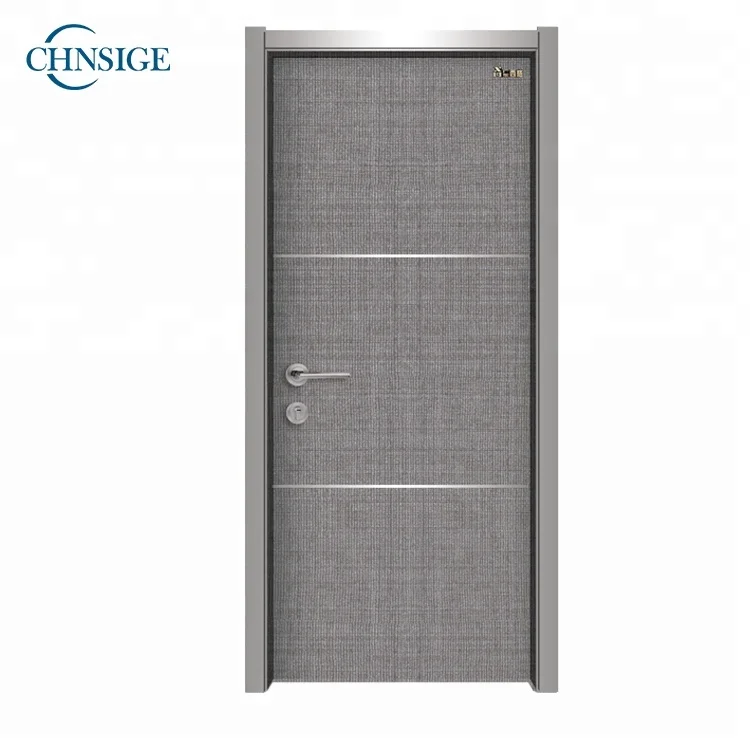 Kantor Pintu Masuk Jepang Pvc Plastik Interior Pintu