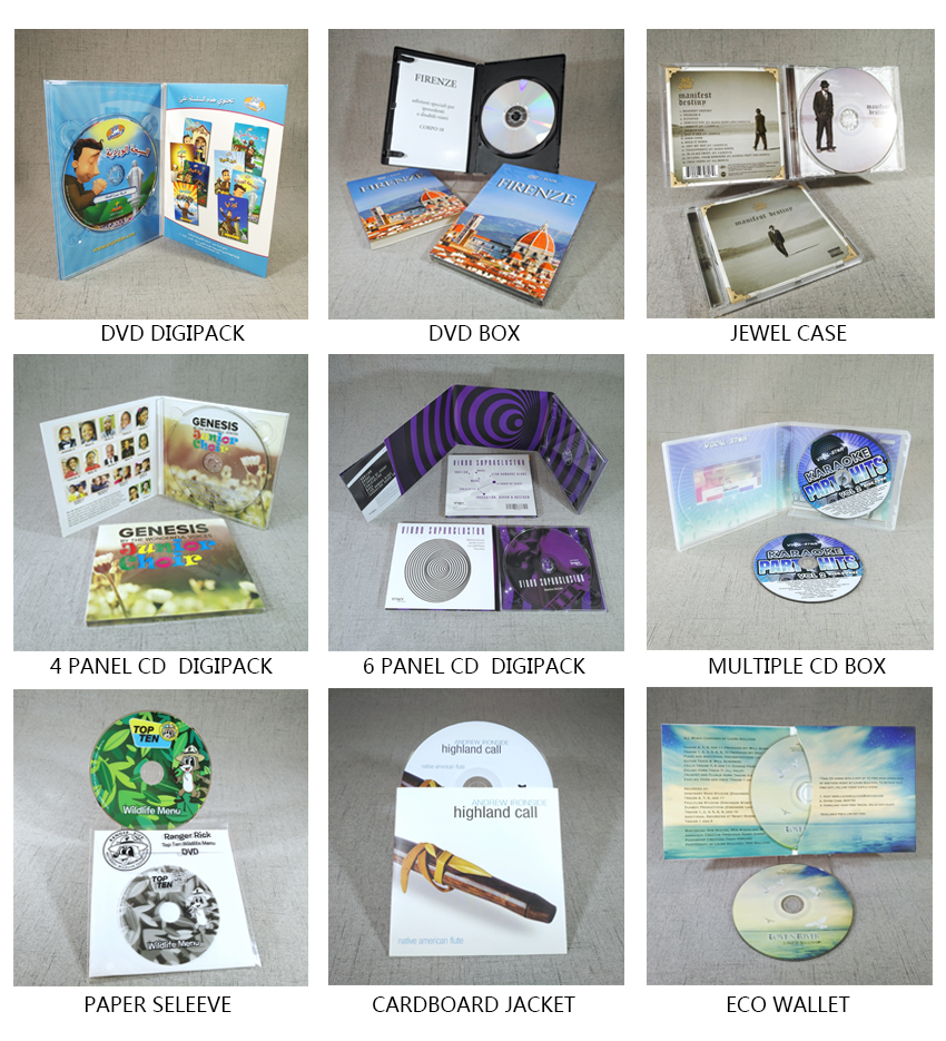 8cm Mini CD DVD Replication - Custom Package & Anti-copying