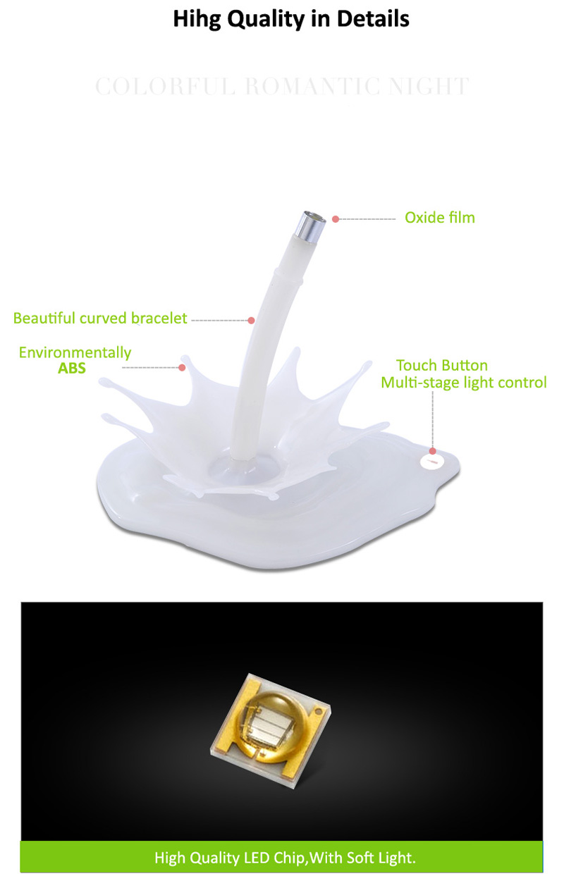 2019 Rechargeable Touch Desk wine pouring lamp for Bar Cafes Restaurant