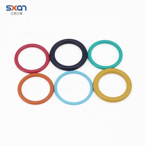Customized Colored Flat Silicone Rubber O Ring