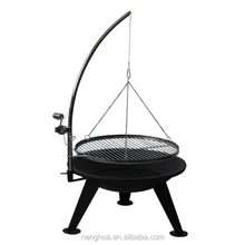 Factory Hanging Tripod Bbq Garden Grill Cooking Grate Fire Pit