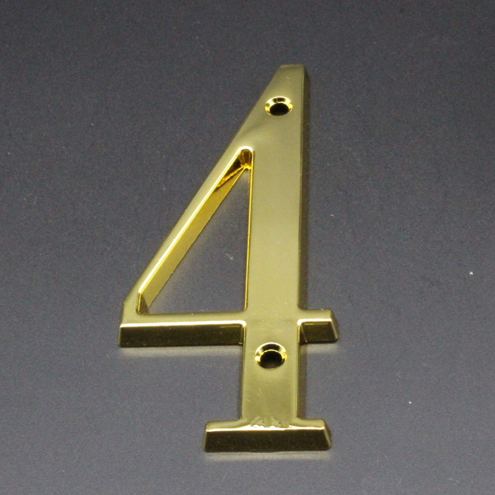 Gold Hotel Room Number Small Metal Numbers Apartment Door Number