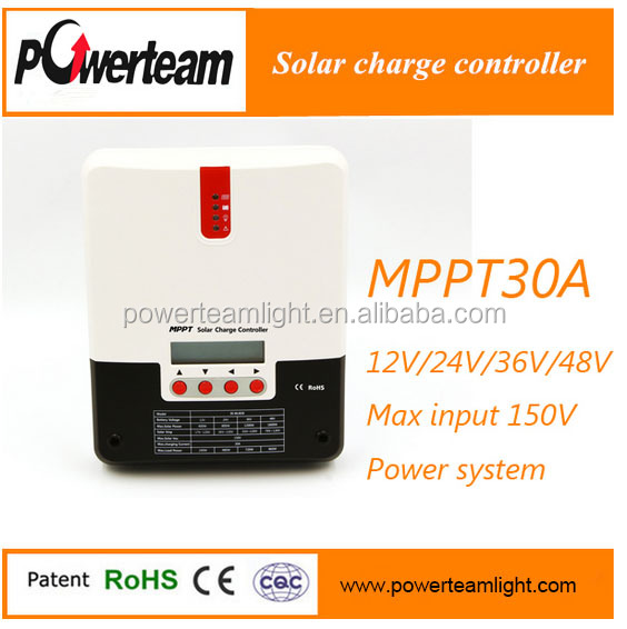 24V MPPT Solarladeregler Solarpanel Solar Laderegler150V Max 12 Input 10-40A