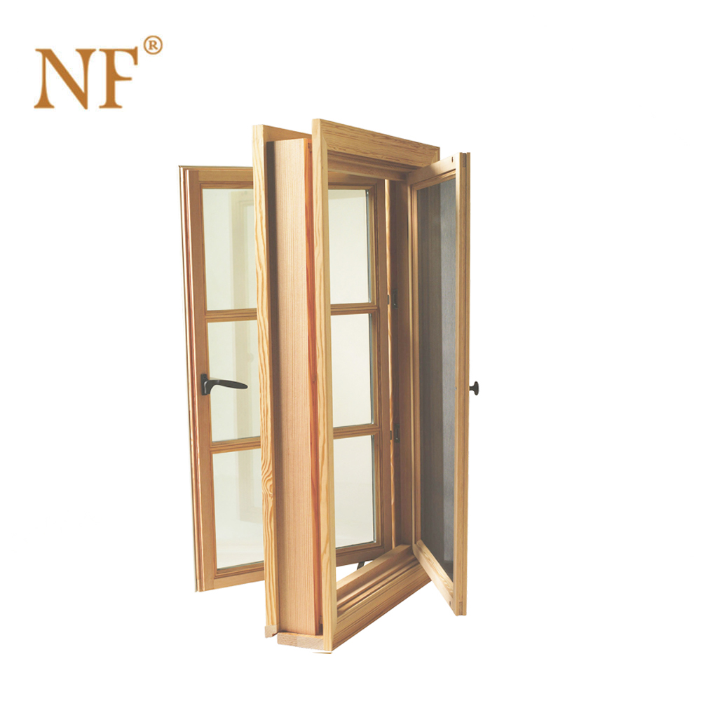 Passiva energia economizada janelas de madeira de carvalho