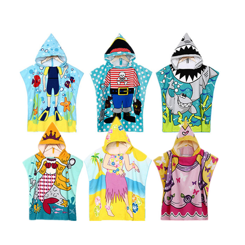 childrens hooded beach towels